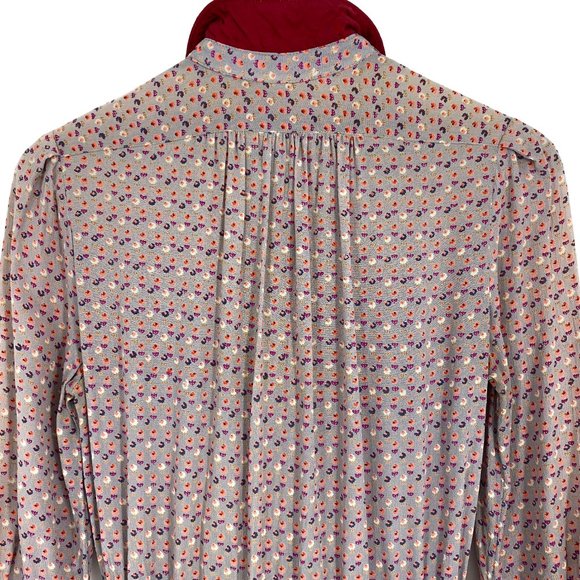 Vintage DÉPÈCHE MODE Crée á Paris Floral Pleated Dress Made in USA - Picture 13 of 16